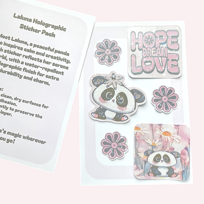 Laluna Holographic Sticker Pack